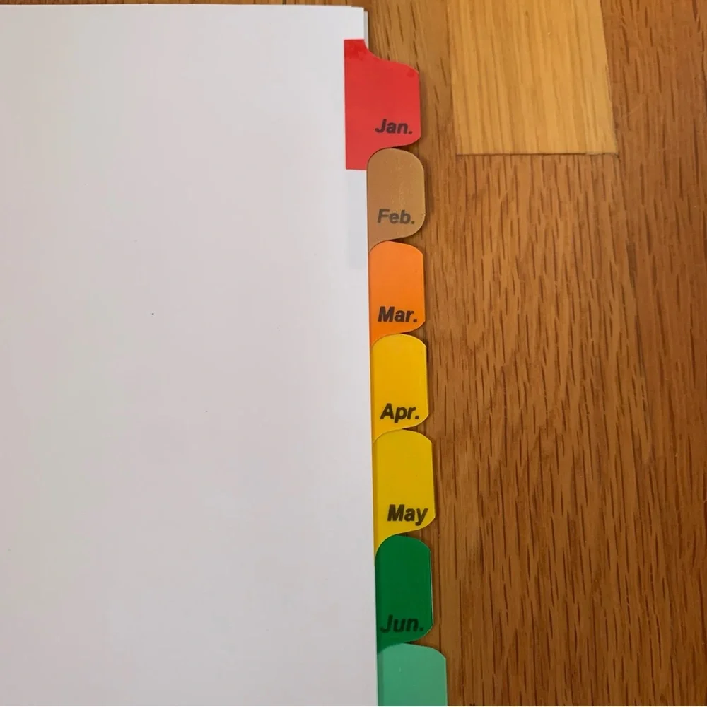 Avery color coded